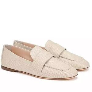 ▶️ AGL ◀️  Attilio Giusti Leombruni Mara Ivory Leather Loafers